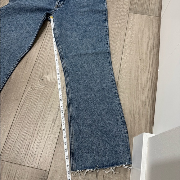 AGOLDE Blue Relaxed Boot Denim Jeans - Picture 6 of 6